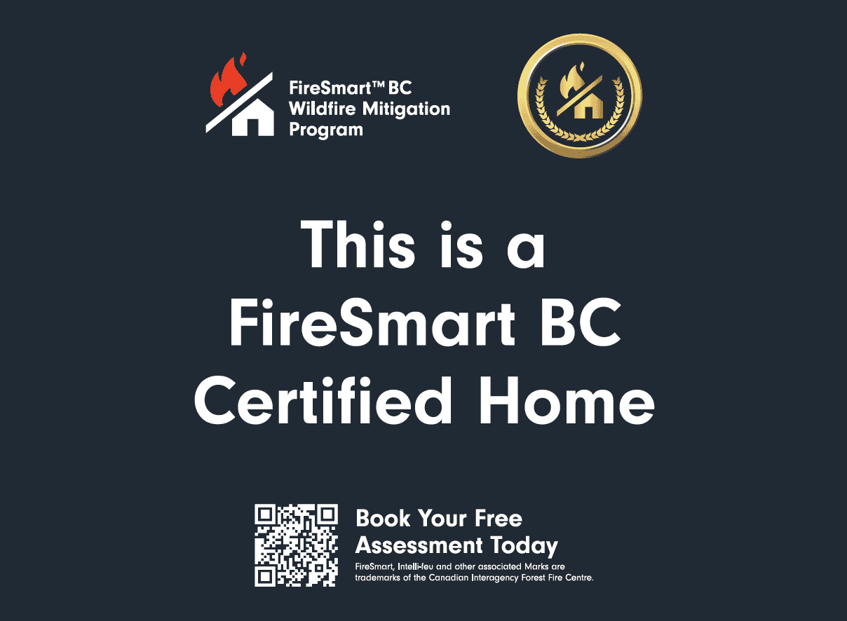 FireSmart Lawn Sign: This is a FireSmart Home