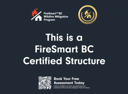FireSmart Lawn Sign: This is a FireSmart Structure