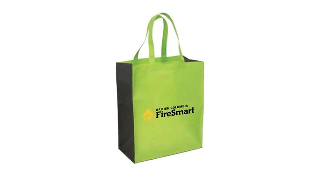 FireSmart Lime Green Tote Bag