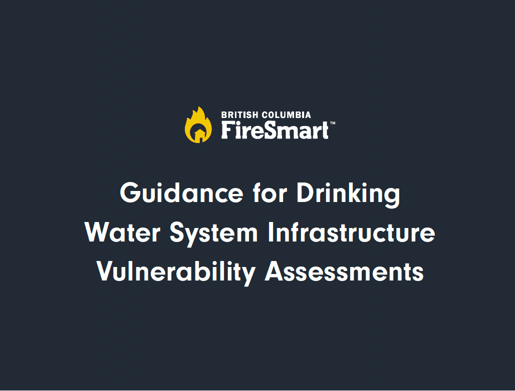 Guidance for Drinking Water System Infrastructure Vulnerability Assessment