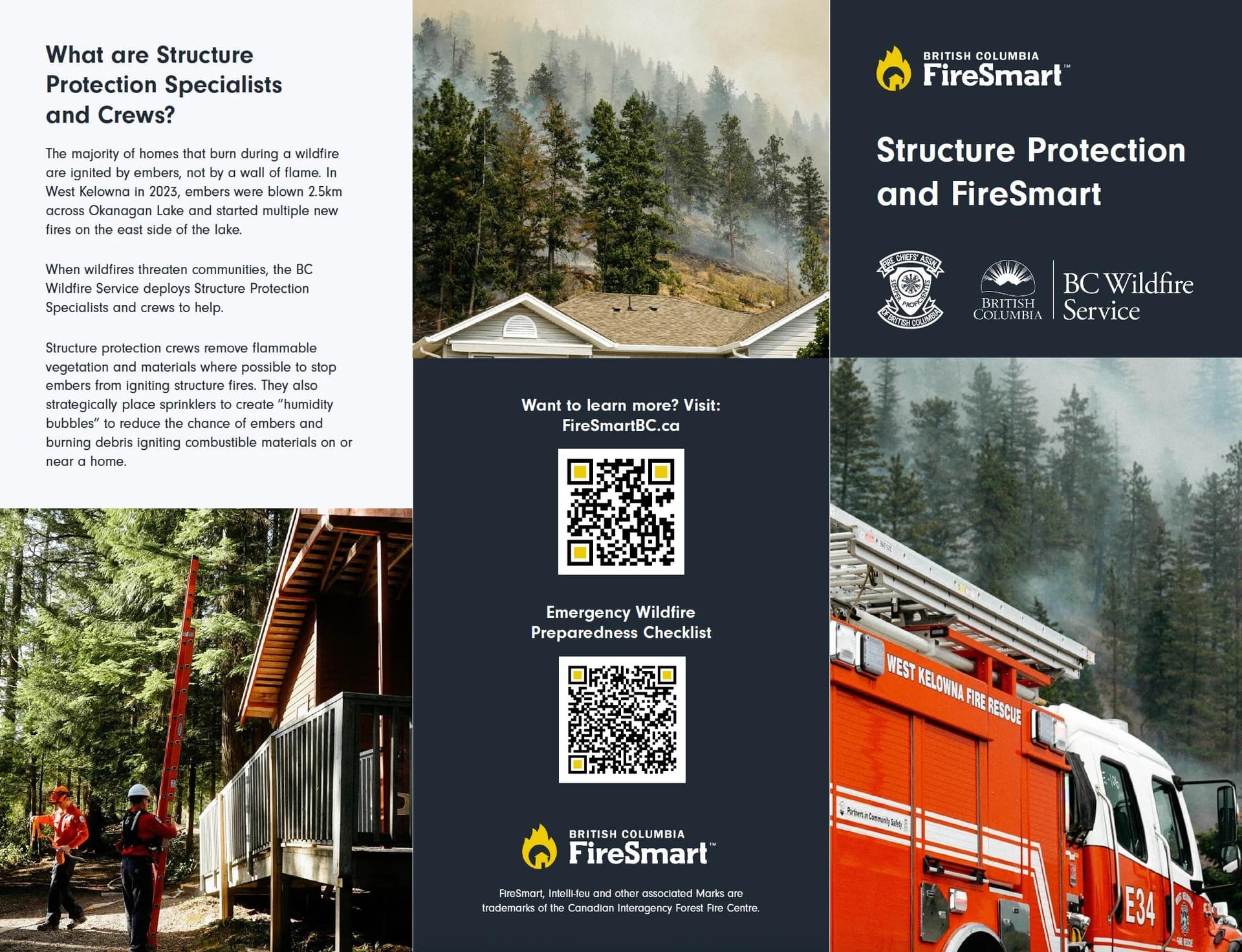Structure Protection and FireSmart Brochure