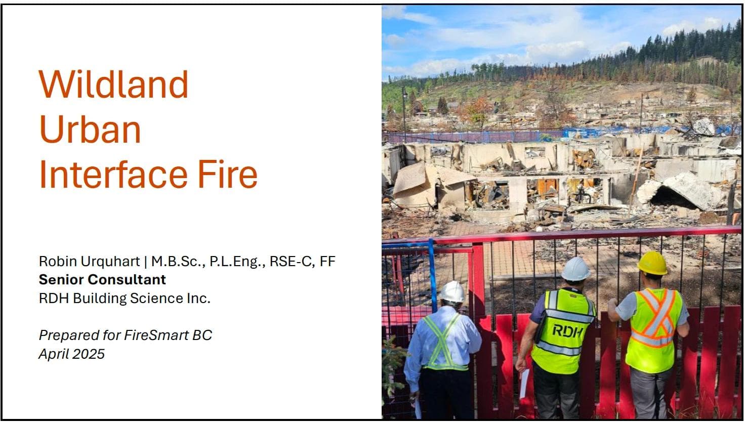 Wildland Urban Interface Fire (Power Hour Presentation March 2025)
