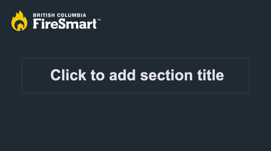 FireSmart PowerPoint Presentation Template