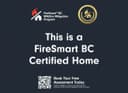 FireSmart Lawn Sign: This is a FireSmart Home