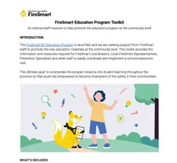 FireSmart Education Program Toolkit