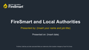 Local Authority FireSmart Presentation Template thumbnail