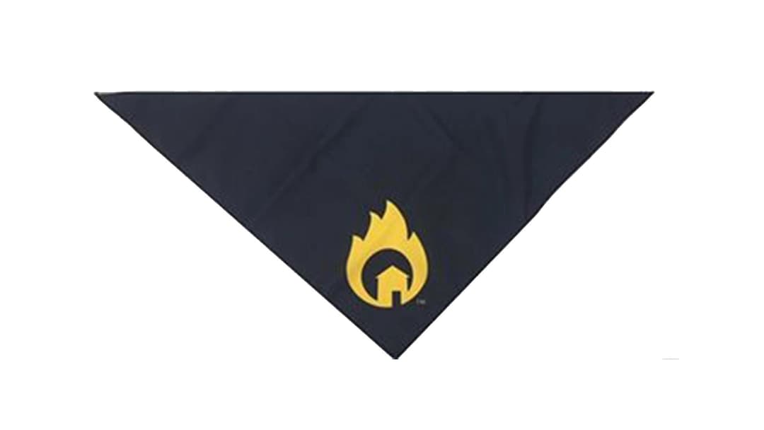Black Firesmart Flame Bandana