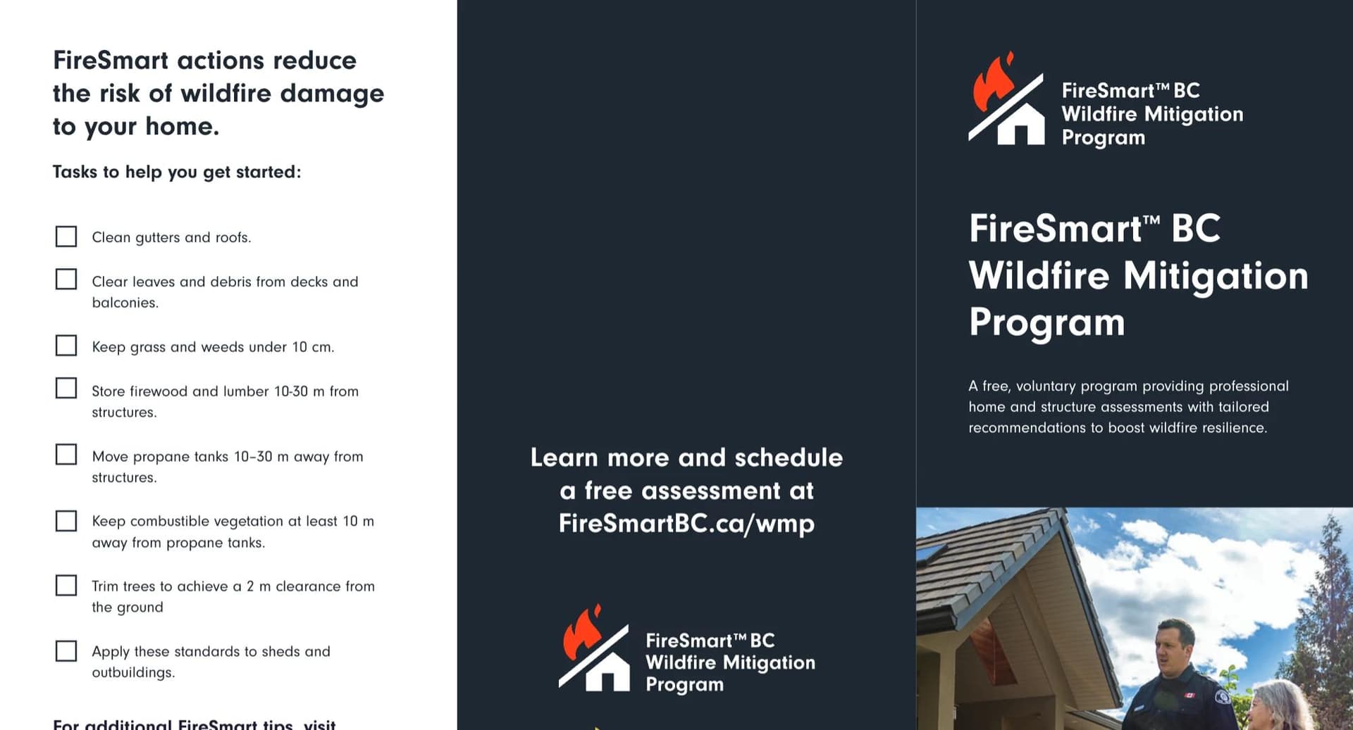 FireSmart BC Wildfire Mitigation Program Brochure