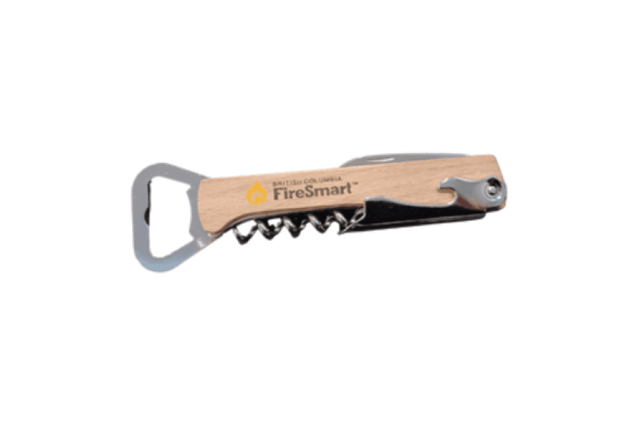 Wooden Corkscrew/Bottle Opener