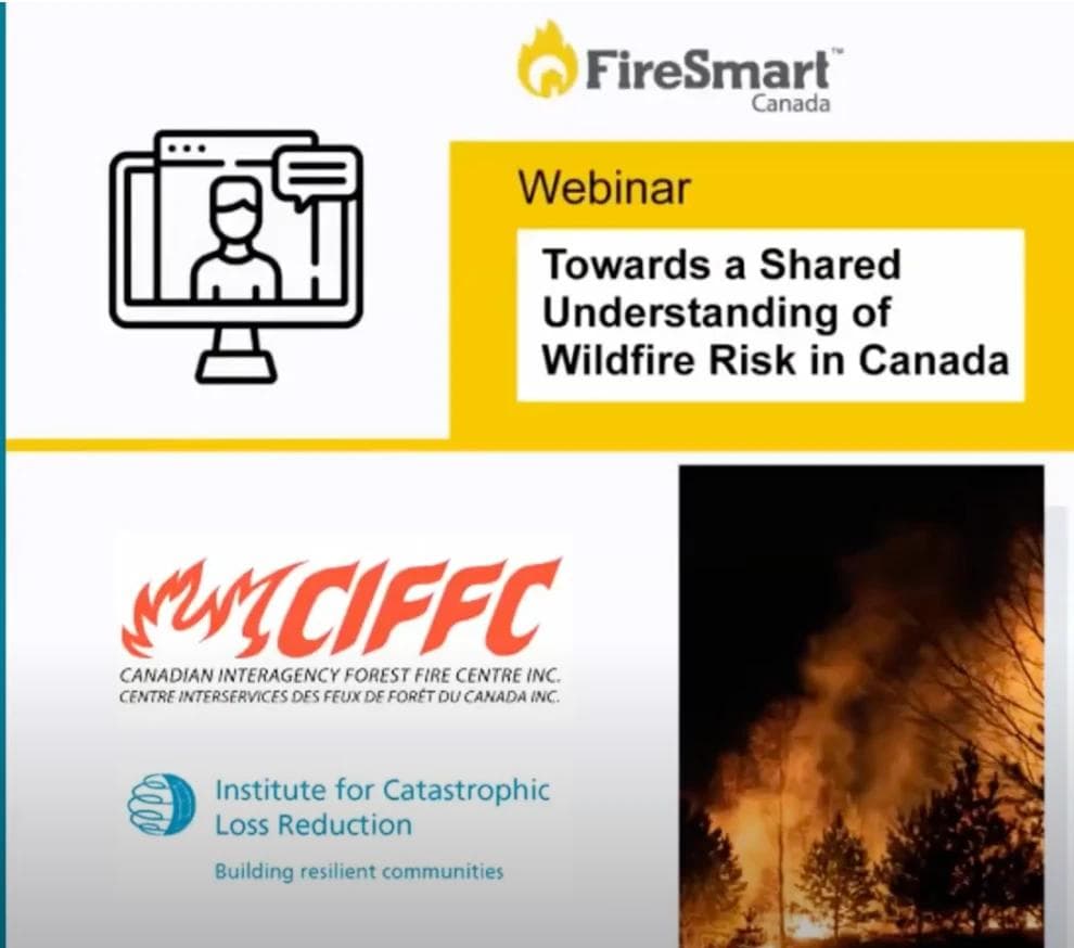 Webinar: Towards a shared understanding of wildfire risk in Canada